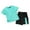 Green, variant on Toddler Boys Outfits Girls Sports Suit Short Sleeve T Shirt Tops With Shorts Summer Set Jogging Football Tracksuit Activewear Set,2-Piece,Size 6 Years-7 Years