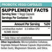Microbiome Plus Gastrointestinal Probiotics Capsules - L. Reuteri NCIMB 30242 Enhance Heart & Digestive Health, Support GI Balance, Suitable for Both Men and Women - Allergy-Friendly and Gluten-Free