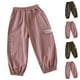 thumbnail image 4 of Odeerbi 0-12 Años Niños Niñas Pantalones Cargo Pantalones Deportivos Jogger Sueltos Casual Pantalones de Trabajo Cómodos Con Bolsillos, 4 of 7