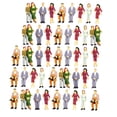 thumbnail image 4 of 2x Pintura Plástica en 1:75 a 1: 200 Figuras Pintadas a Mano Del Modelo de Personas Zulema Figuras de personas pintadas Juguetes, 4 of 8