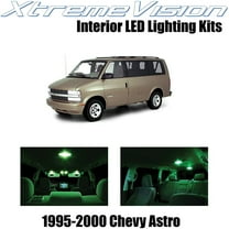 XtremeVision Interior LED for Chevy Astro 1995-2000 11 pcs Green Interior LED Kit   Installation Tool