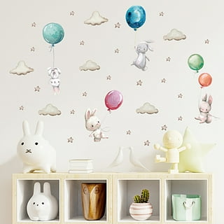 Bunny Wall Sticker, Funny Bunny Wall Decal – ikiiki Shop
