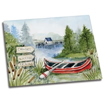 CounterArt Lake Living 3mm Tempered Glass Cutting Board 12" x 15"