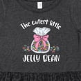 thumbnail image 4 of Inktastic The Cutest Little Jelly Bean Girls Toddler Dress, 4 of 5