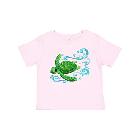 

Inktastic Sea Turtle Swimming Gift Baby Boy or Baby Girl T-Shirt