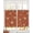 Red, variant on Japanese Style Sheer Curtains 39 Inch Length 2 Panels Set for Living Room/Bedroom, Vintage Cranes Ocean Wave Black Grey Kitchen Curtains Grommet Semi-Sheer Curtains Window Treatments 27.5"x39"x2