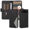 thumbnail image 1 of Compatible with Google Pixel 6A PU Leather Wallet Case with Card Holder Magnetic Closure Cover, 1 of 5