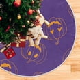 thumbnail image 5 of GZHJMY Halloween Christmas Tree Skirt Halloween Tree Skirt for Holiday Party Home Christmas Day Ornaments 48", 5 of 6