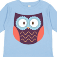 thumbnail image 4 of Inktastic Owl Boys or Girls Long Sleeve Toddler T-Shirt, 4 of 5