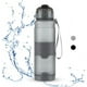 thumbnail image 1 of Botella de agua deportiva de 1 l [botella para beber sin BPA] (gris), 1 of 7