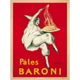 thumbnail image 2 of Cappiello, Leonetto 25x32 Gold Ornate Wood Framed with Double Matting Museum Art Print Titled - Pates Baroni-1921, 2 of 4