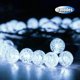 thumbnail image 2 of lámparas de jardín Solar Garden String Lights 50 LED Outdoor Crystal Ball String Lights Fairy Lights Waterproof 24Ft Decorative Lighting for Garden, Patio, Yard, Christmas (White) Ormromra WLJ-1377, 2 of 4