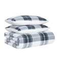 thumbnail image 6 of Cannon Cozy Teddy Blue and Cream Polyester 3-Piece King Comforter Set, plaid themed, for Men and Women, OEKO-TEX Certified Confidence, 6 of 6