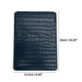 thumbnail image 4 of Unique Bargains 1 Set 10.9" Crocodile Pattern Tablet and Laptop Sleeve with Accessories Pouch Blue, 4 of 6