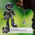 thumbnail image 3 of Reciclaje de chatarra Guerrero Escultura Resina Hecha a mano Pistón Hombre Figuras Tmvgtek Para estrenar, 3 of 9