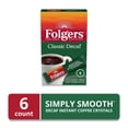 thumbnail image 3 of Folgers Classic Decaf Instant Coffee Crystals Packets, 6 Count, 3 of 8