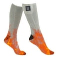 thumbnail image 2 of 2uds. Calcetines calefactables Calcetín calefactor eléctrico lavable para hombres y mujeres (gris ajustable), 2 of 2