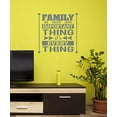thumbnail image 4 of Everything Home Decor Vinyl Lettering Family Quote Wall Stickers, 23x23-Inch, Storm Gray, 4 of 6