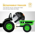 thumbnail image 5 of Uenjoy Green 6 V Tractor Powered Ride-On with Detachable Wagon, 5 of 5