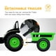 Profitez d'Un Porteur Vert Alimenté par un Tracteur 6 V avec Chariot Amovible – image 5 sur 5