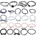 thumbnail image 4 of Fashionable Elastic Hair Ties for Women with Assorted Color Rubber Bands for Decoration 24pcs, 4 of 5