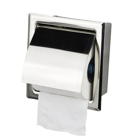 Homeholiday Toilet Paper Holder Bathroom Kitchen Wall Mounted Flush ...