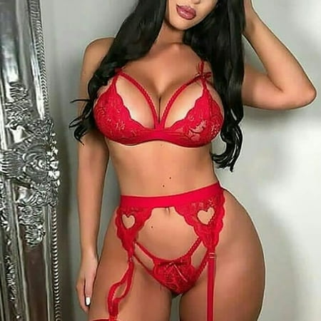 

Ladies Erotic Lingerie Sexy Lace Strap Garter Belt Fashion Lingerie Set