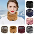 thumbnail image 4 of New Warm Thick Solid Color Winter Scarf Neck Protection Neck Warmer Neck Scarves YELLOW, 4 of 6