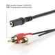 thumbnail image 5 of 2 RCA Male to Female 3.5mm Jack Aux Stereo Audio Cable, 5 of 5