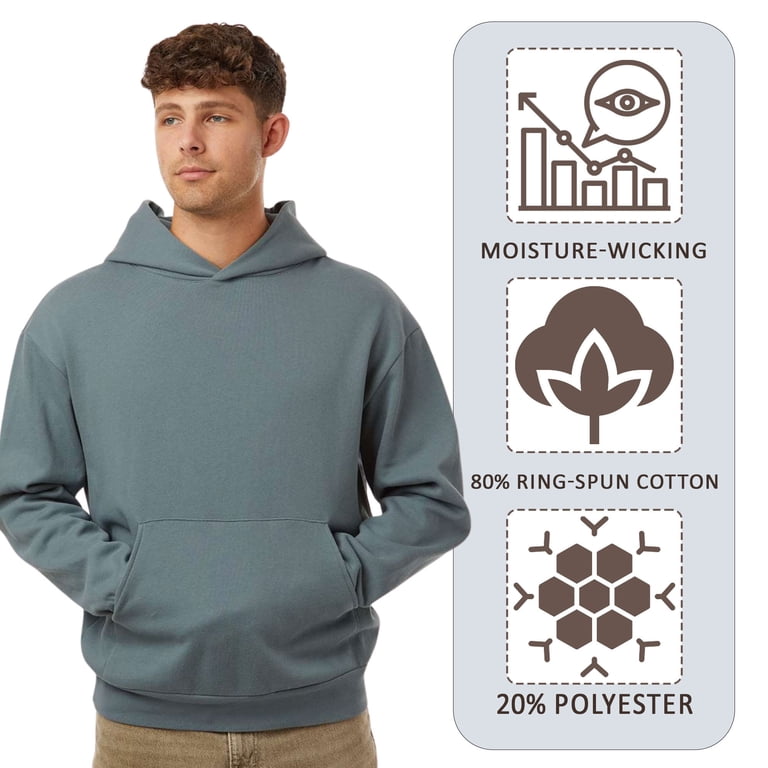 Independent Trading Co Men's Avenue Hooded Sweatshirt 80/20 Cotton