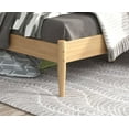 thumbnail image 7 of Camaflexi Mid Century Slat Bed Solid Wood Bed Frame with Headboard, King, Scandinavian Oak, 7 of 7