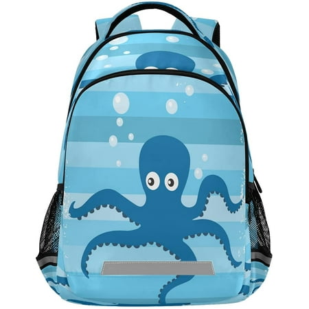 Octopus Backpacks Travel Laptop Daypack School Book Bag For Men Women 