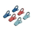 thumbnail image 3 of HIC Kitchen Multi-Purpose Magnetic Clips, Soft-Grip Handles, Set Of 6 (2 Each Turquoise, Red, And Navy), For Sealing Food Bags, Hanging Notes, And Organizing Home Or Office, 3 of 6