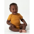 thumbnail image 3 of Modern Moments by Gerber Baby Boy Short Sleeve Onesies Bodysuits, 4-Pack (Newborn - 12M), 3 of 9