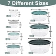 thumbnail image 3 of Soulgenix Mixing Bowls Set, 14-Piece Salad Bowls with Airtight Lids, Stackable Meal Prep Containers for Kitchen Mixing, Serving, Storage, Gradient Green, 3 of 7