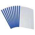 thumbnail image 1 of Unique Bargains Clear Report Covers with Sliding Bar, 15mm 135 Sheets Capacity, Blue, 20Pack, 1 of 6
