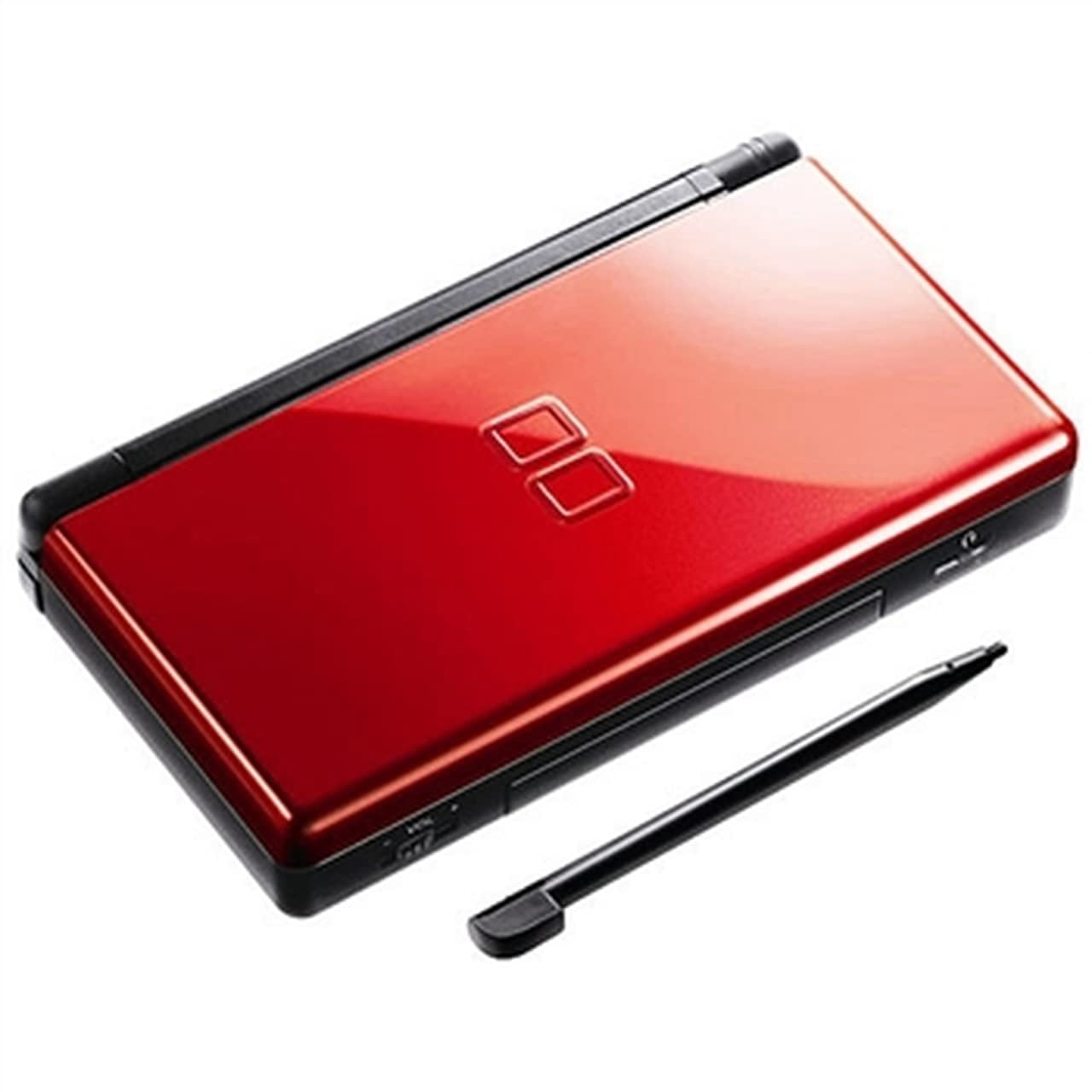 Restored Authentic Original Nintendo DS Lite Crimson/Black - 100