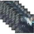 thumbnail image 6 of GZHJMY Wolf Cloth Napkins Set of 1,Reusable Washable Polyester Dinner Table Napkins for Kitchen,Dining,Restaurant,Party Decoration, 6 of 7
