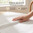 thumbnail image 5 of Unique Bargains 6 Pack Cotton Washable Reusable Dinner Napkins for Events White 18"x18", 5 of 6