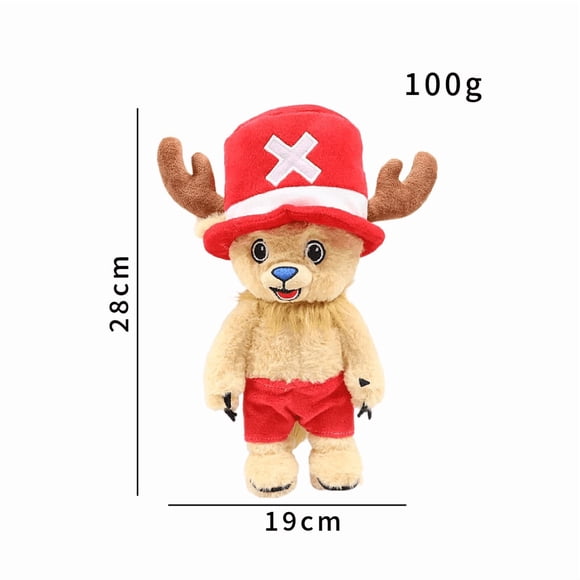 Tony Tony Chopper Inspired Plush Toy, 11 Inch Soft Stuffed Figure, One Piece Themed Collectible Doll for Fans