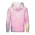 thumbnail image 7 of YunPes Girls' Tie Dye Sweatshirt | Gradient Color Cotton Pullover | Kids Fashion Casual Hoodie Rappers with Puppies Hoodie, 7 of 7