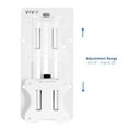 thumbnail image 3 of VIVO White Height Adjustable VESA Adapter Bracket Kit for Individual Monitor, 3 of 8