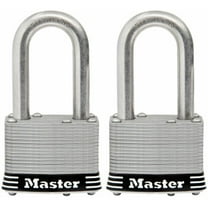 Master Lock  1 x 0.75. Laminated Shackle Padlock - Stainless Steel - 2 Per Pack
