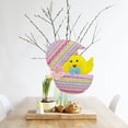 thumbnail image 5 of Colgante de Pascua, colorido conejito, huevo, pollo, adorno de tela colgante, manualidades, 5 of 5