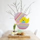 thumbnail image 5 of Colgante de Pascua, colorido conejito, huevo, pollo, adorno de tela colgante, manualidades, 5 of 5