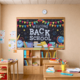 thumbnail image 4 of Colorful Welcome Banner Back to School Chalkboard Design Educational Supplies for Classroom Decor Kids Party School Event, 4 of 7
