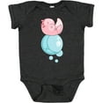 thumbnail image 3 of Inktastic Cute Axolotl Sitting on a Bubble Boys or Girls Baby Bodysuit, 3 of 5