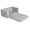 Gray, variant on Dream On Me Nestle Kids Double Flip Out Sofa, Gray