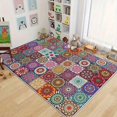 thumbnail image 6 of Multicolor Bohemian Mandala Pattern Area Rug, 6 of 6