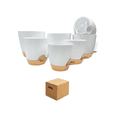 thumbnail image 1 of 7 Pcs Macetas De Plástico Con Riego Automático Para Plantas Lab.G Blanco, Café, 1 of 5